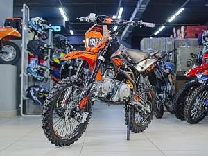 Питбайк Regulmoto SEVEN PRO 17/14 (Черный/оранжевый, 203299-1)
