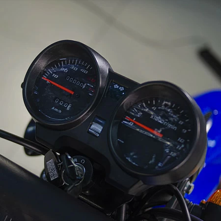 Мопед ROCKOT ALPHA OFFROAD M-12 (синий глянцевый)