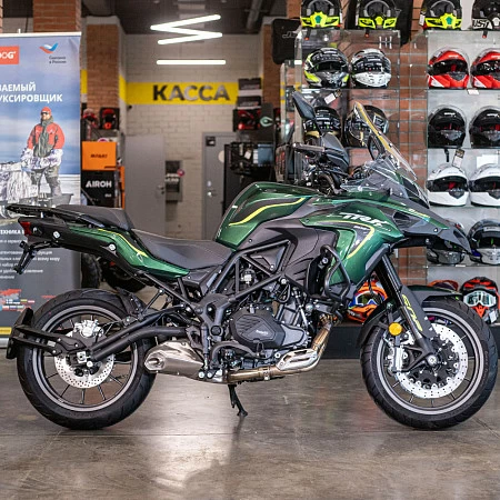 Мотоцикл Benelli TRK 502 (темно-зеленый глянцевый) 2026г.