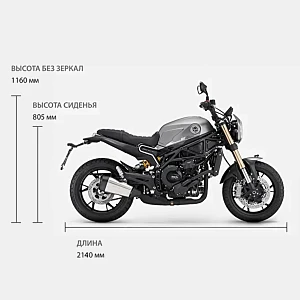 Мотоцикл Benelli Leoncino 800 (зеленый/черный)